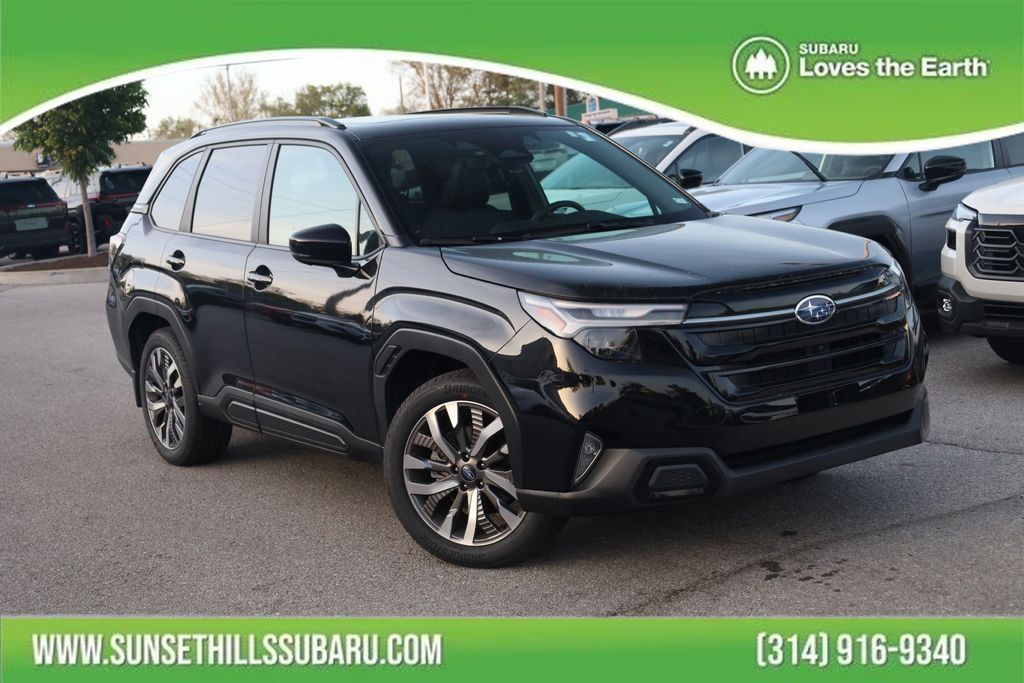 Crystal Black Silica 2026 Subaru Forester Touring Crossover AWD SUV / Crossover All-Wheel Drive Continuously Variable Transmission