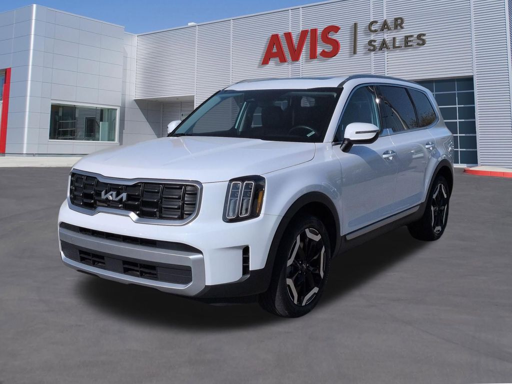 Glacial White Pearl 2025 Kia Telluride S FWD SUV / Crossover Front-Wheel Drive 8-Speed Automatic