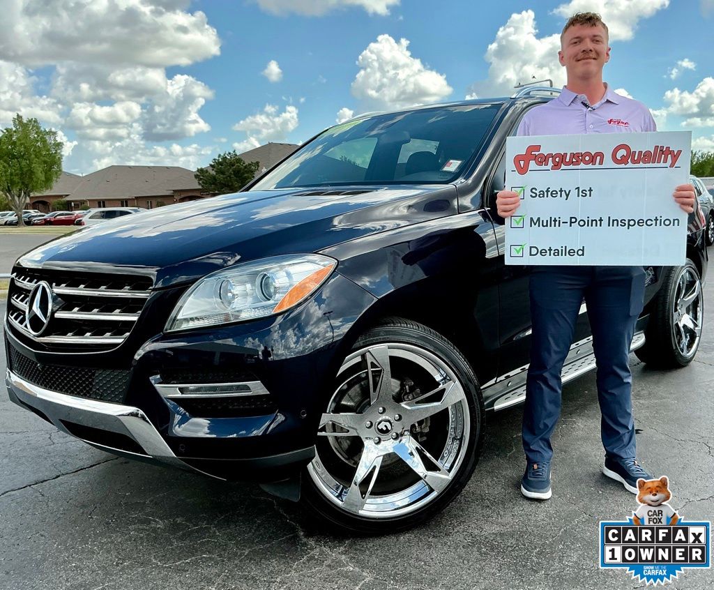 Lunar Blue Metallic 2014 Mercedes-Benz M-Class ML 350 BlueTEC 4MATIC SUV / Crossover All-Wheel Drive 7-Speed Automatic