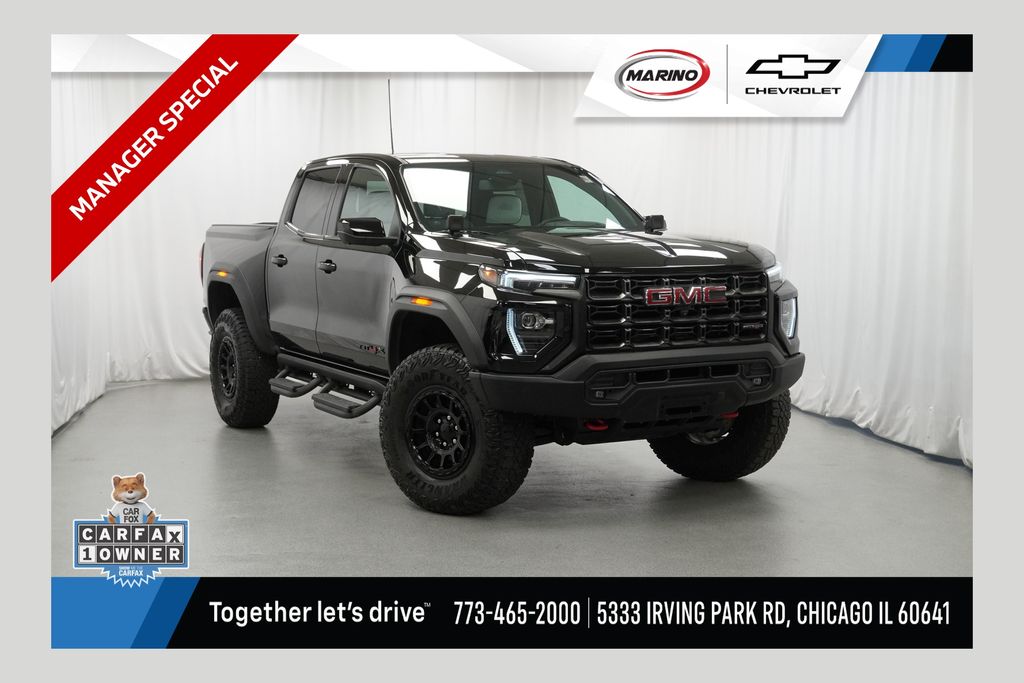 Onyx Black 2024 GMC Canyon Pickup Truck Four-Wheel Drive 8-Speed Automatic