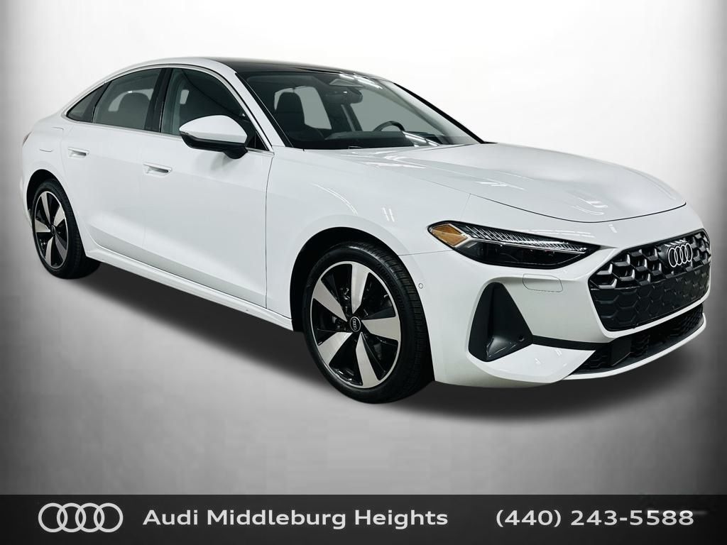 Glacier White Metallic 2025 Audi A5 quattro Premium Plus Sedan Sedan All-Wheel Drive 7-Speed Automatic