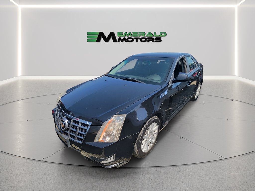 Black 2012 Cadillac CTS Sedan Rear-Wheel Drive 6-Speed Automatic