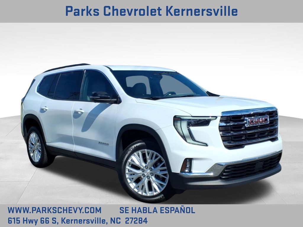Summit White 2024 GMC Acadia SUV / Crossover Front-Wheel Drive 8-Speed Automatic