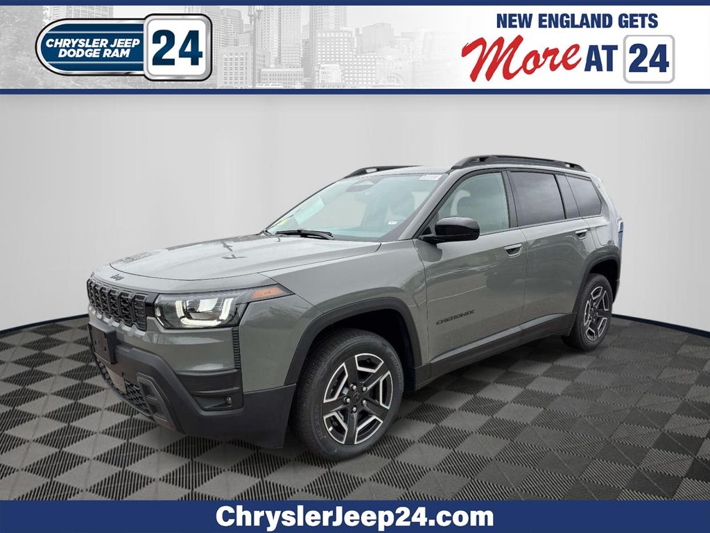 Gray Clearcoat 2026 Jeep Cherokee SUV / Crossover Four-Wheel Drive Continuously Variable Transmission