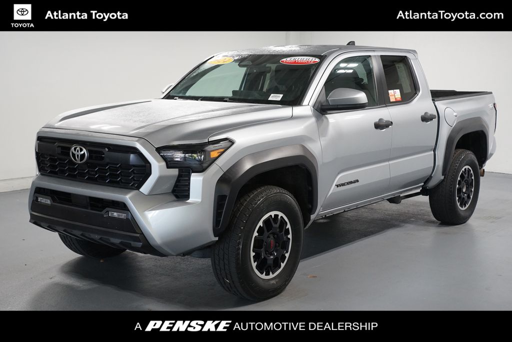 Celestial Silver Metallic 2024 Toyota Tacoma Pickup Truck Four-Wheel Drive 8-Speed Automatic