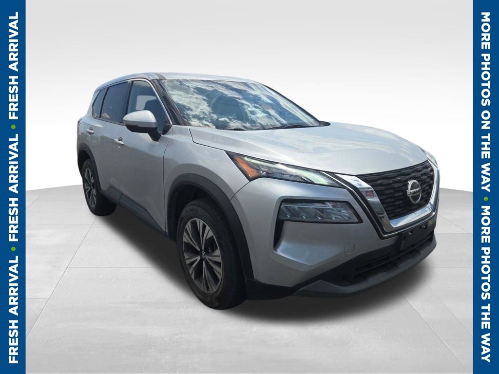 Brilliant Silver Metallic 2021 Nissan Rogue SV AWD SUV / Crossover All-Wheel Drive Continuously Variable Transmission