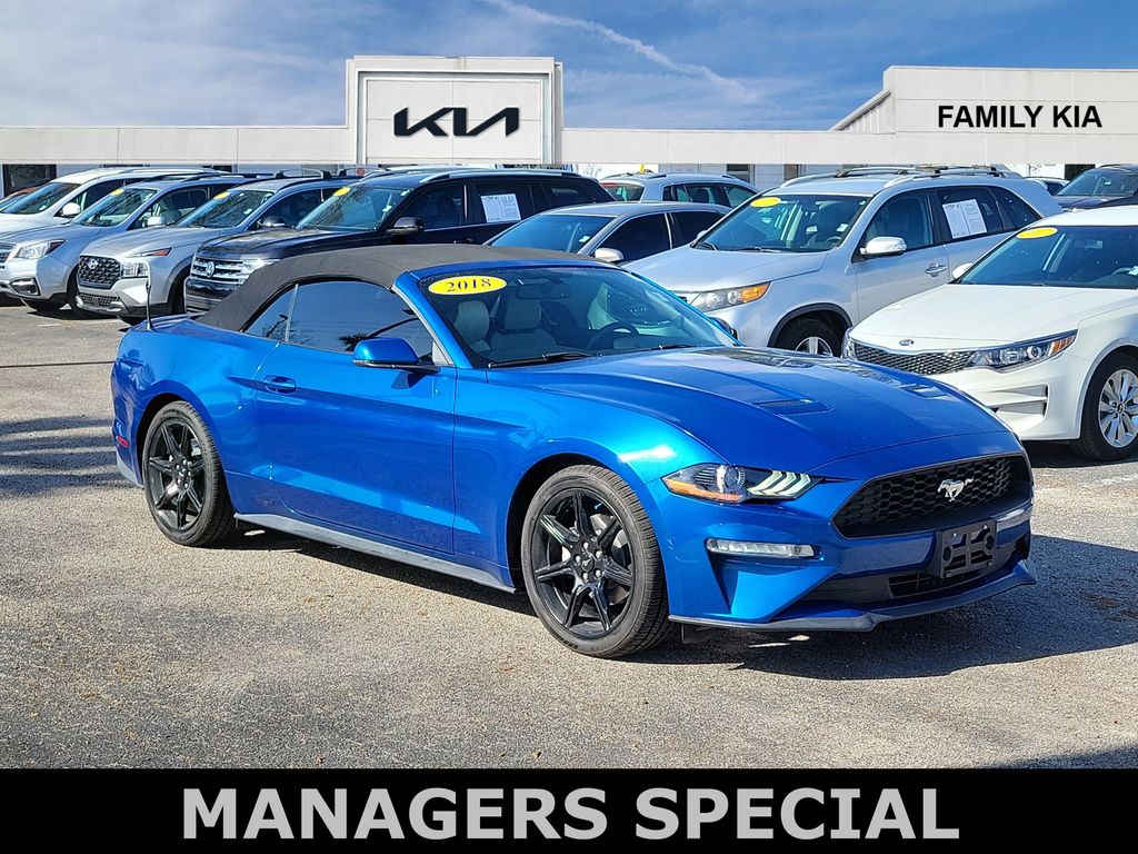 2018 Ford Mustang EcoBoost Premium Convertible RWD