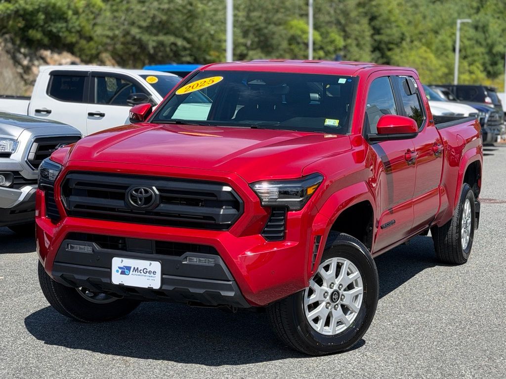 Red 2025 Toyota Tacoma Pickup Truck Four-Wheel Drive 8-Speed Automatic