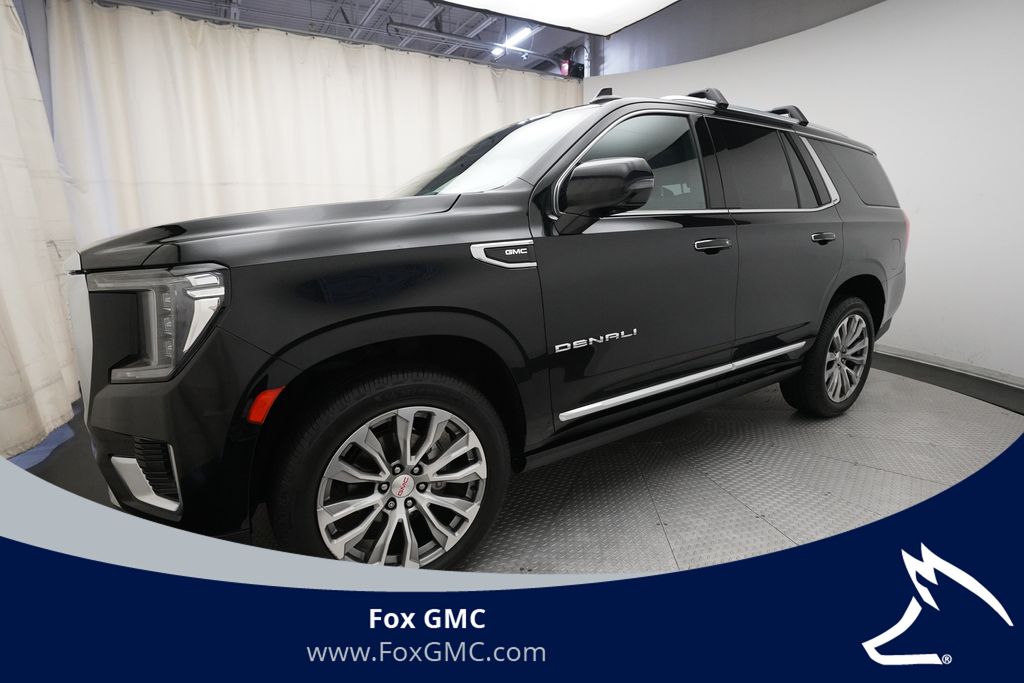 Onyx Black 2021 GMC Yukon SUV / Crossover Four-Wheel Drive 