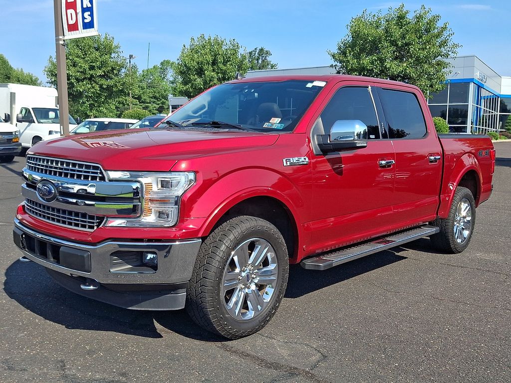Red Metallic 2020 Ford F-150 Pickup Truck Four-Wheel Drive Automatic