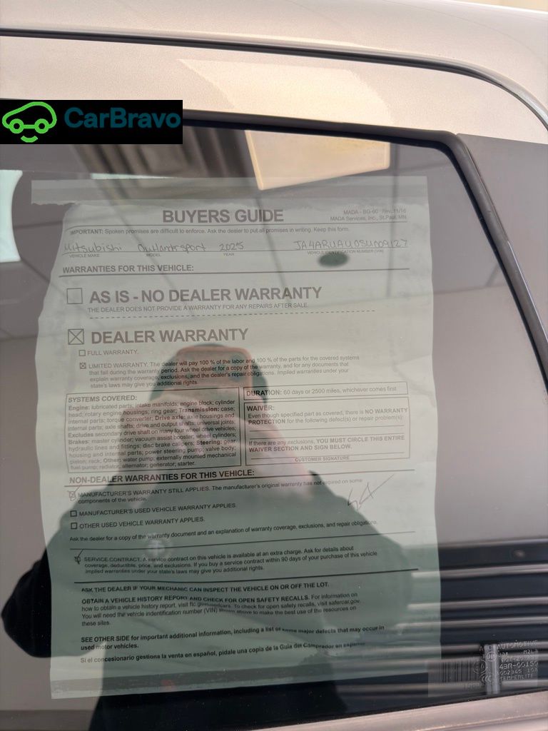 Used 2025 Mitsubishi Outlander Sport SUV