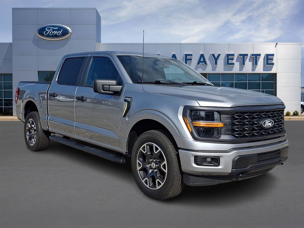 Silver Metallic 2024 Ford F-150 Pickup Truck Four-Wheel Drive Automatic