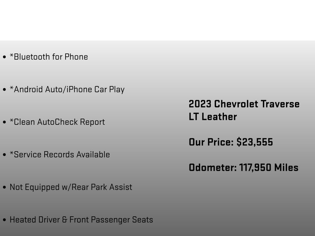 2023 Chevrolet Traverse LT Leather - 11