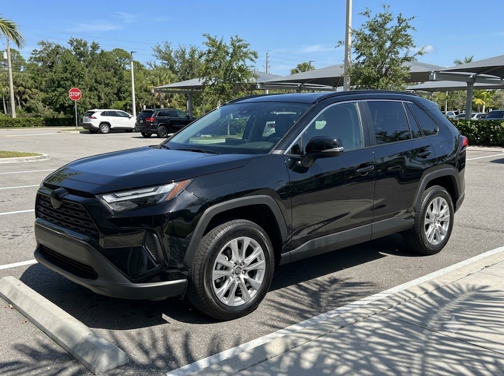 Midnight Black Metallic 2025 Toyota RAV4 SUV / Crossover Front-Wheel Drive 8-Speed Automatic