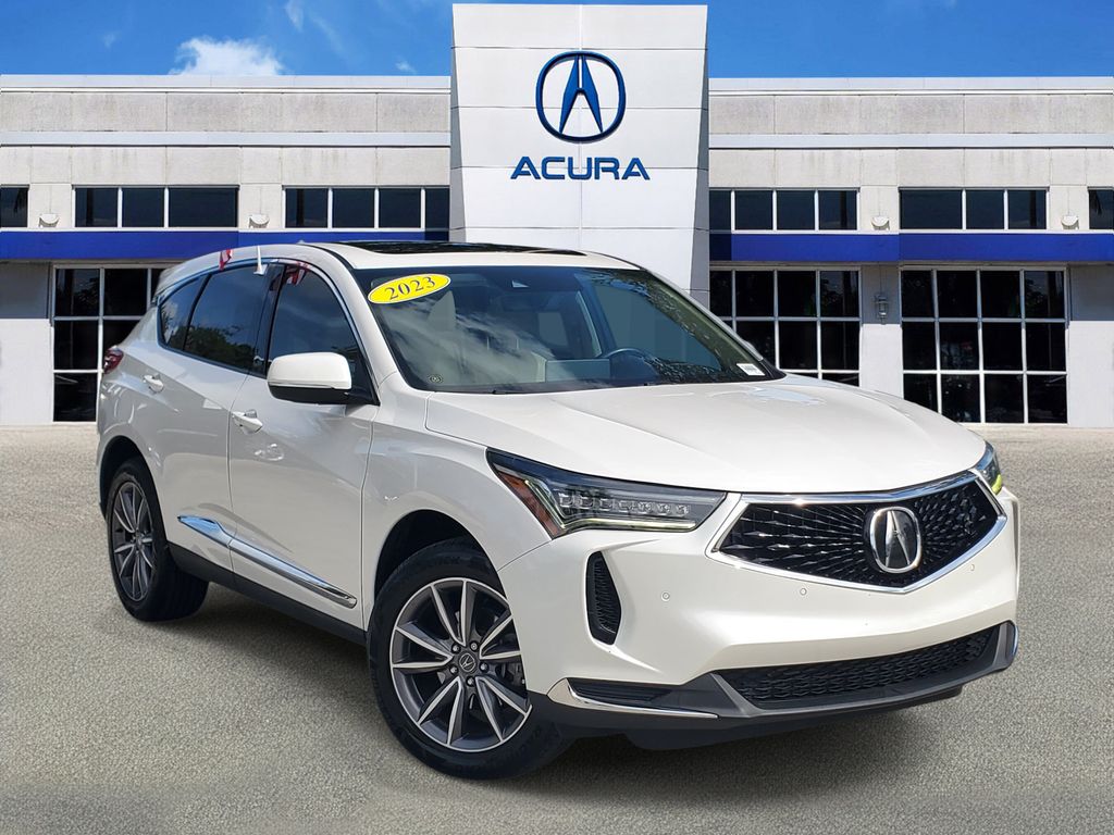 Platinum White Pearl 2023 Acura RDX SUV / Crossover Front-Wheel Drive Automatic