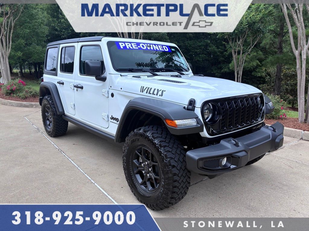 Bright White Clearcoat 2026 Jeep Wrangler SUV / Crossover Four-Wheel Drive 8-Speed Automatic