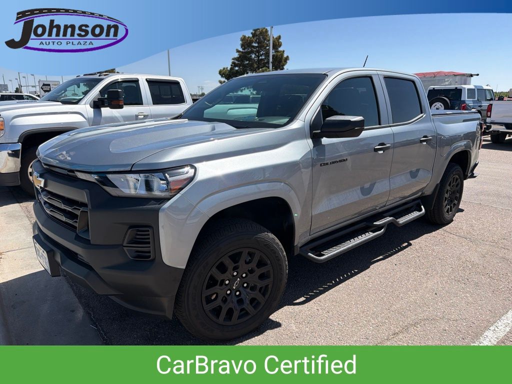 Sterling Gray Metallic 2026 Chevrolet Colorado Work Truck Crew Cab 4WD Pickup Truck Four-Wheel Drive 8-Speed Automatic