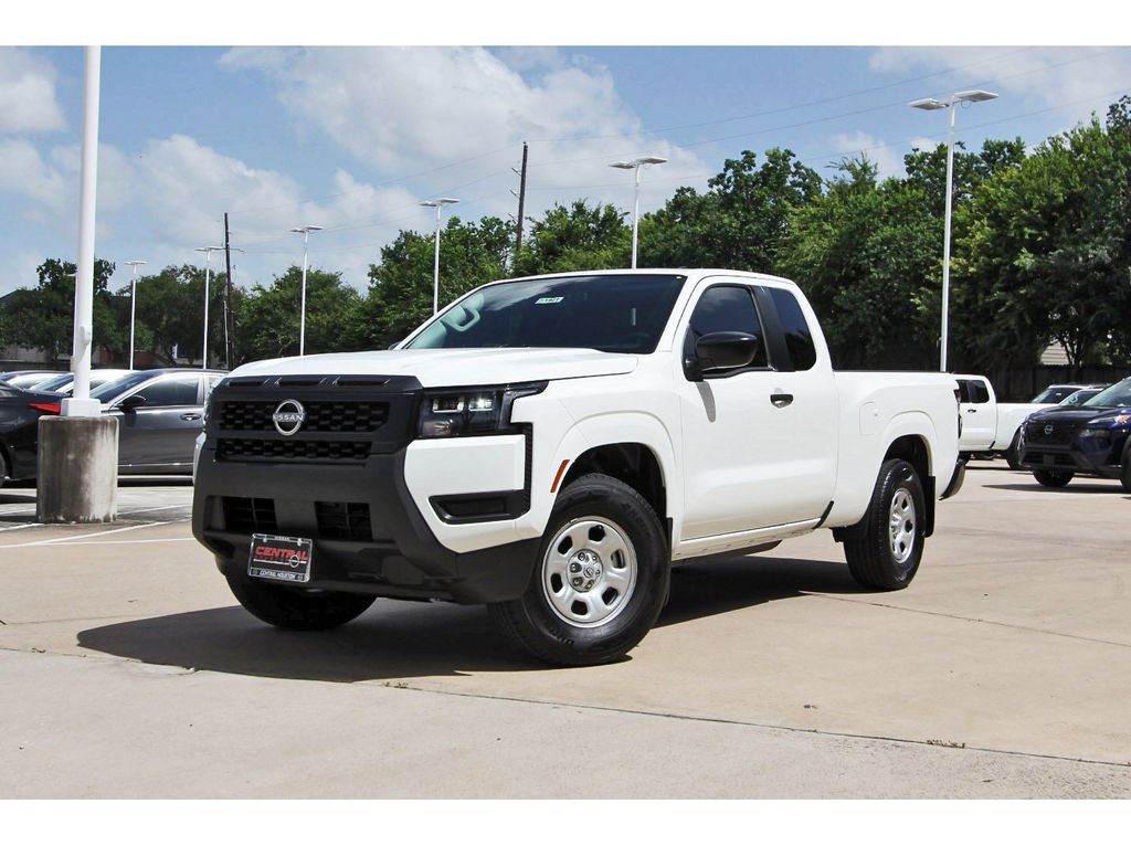2026 Nissan Frontier S White at South Houston Nissan