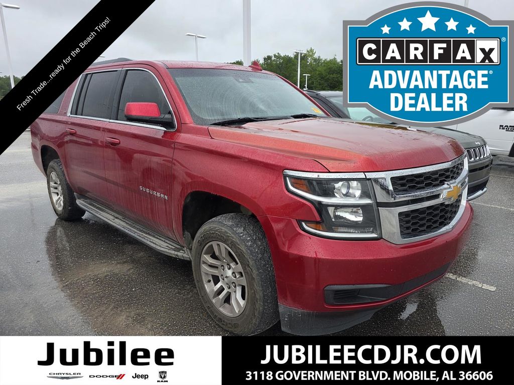 Crystal Red Tintcoat 2015 Chevrolet Suburban 1500 LT 4WD SUV / Crossover Four-Wheel Drive 6-Speed Automatic Overdrive