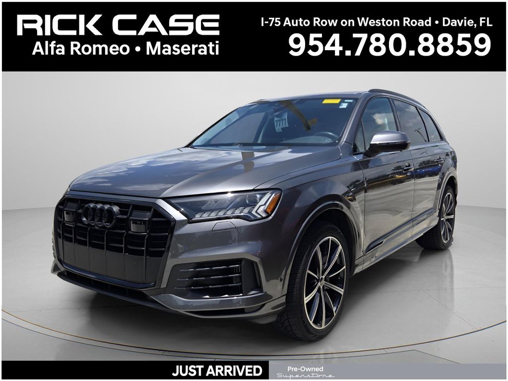 Gray Metallic 2023 Audi Q7 SUV / Crossover All-Wheel Drive 8-Speed Automatic