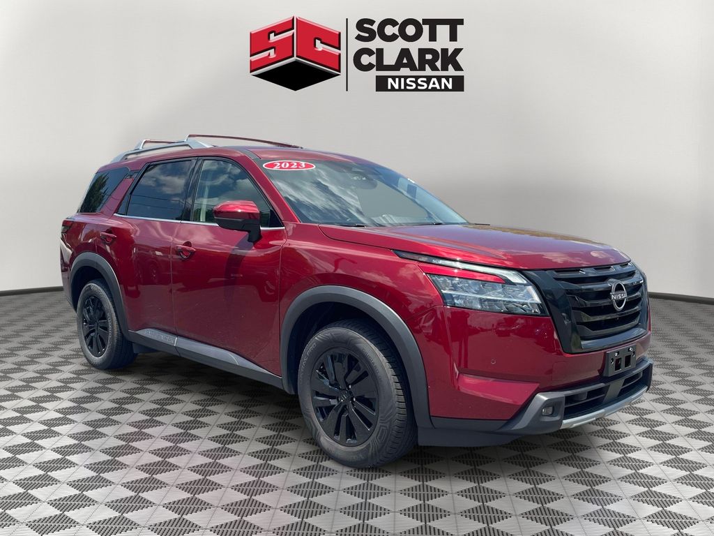 Red 2023 Nissan Pathfinder SUV / Crossover All-Wheel Drive 9-Speed Automatic