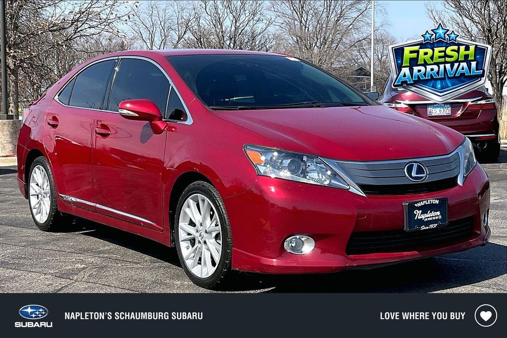 Matador Red Mica 2010 Lexus HS 250h FWD Sedan Front-Wheel Drive Continuously Variable Transmission