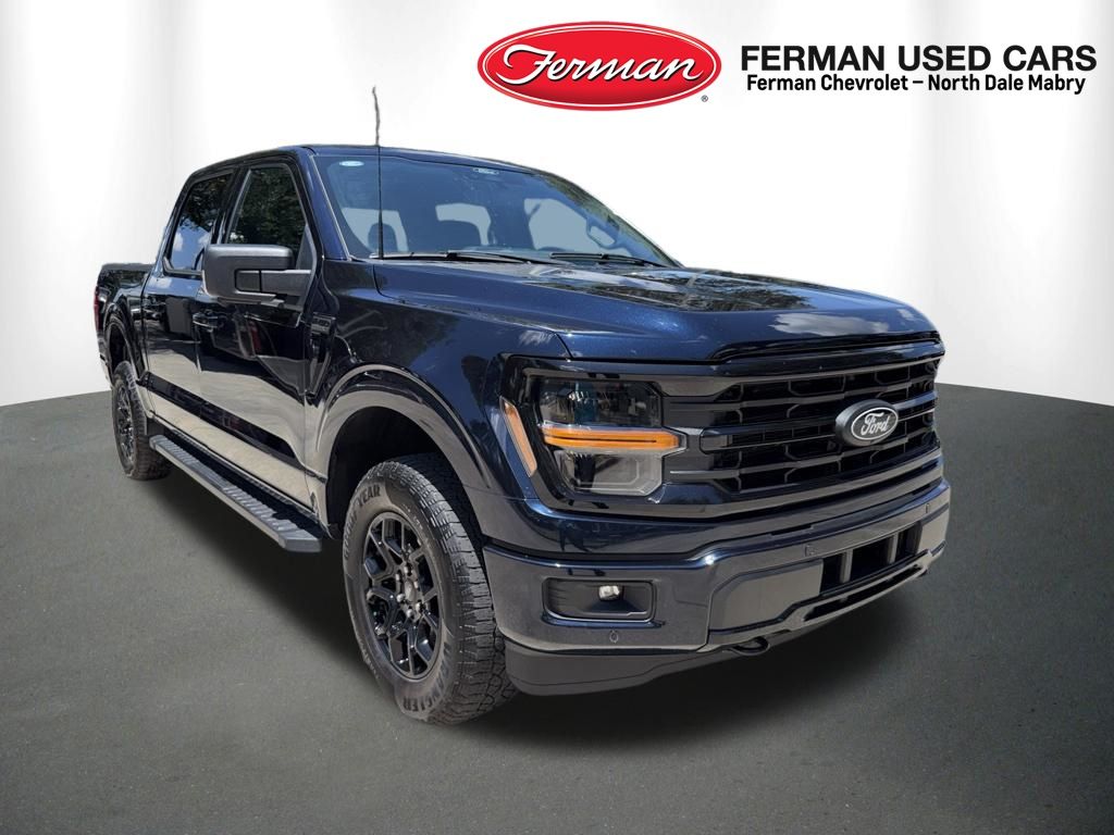 Antimatter Blue Metallic 2024 Ford F-150 Pickup Truck Four-Wheel Drive Automatic