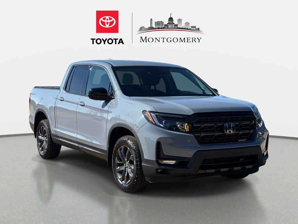 Sonic Gray Pearl 2024 Honda Ridgeline Sport AWD Pickup Truck All-Wheel Drive 9-Speed Automatic