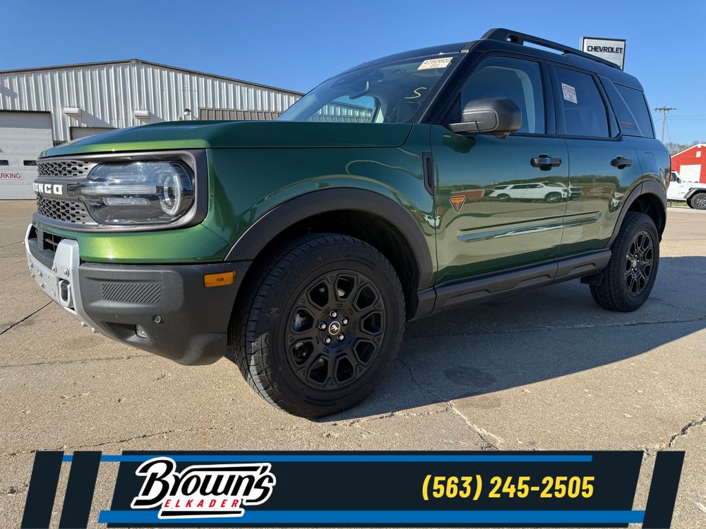 Green Metallic 2025 Ford Bronco Sport Badlands AWD SUV / Crossover All-Wheel Drive 8-Speed Automatic