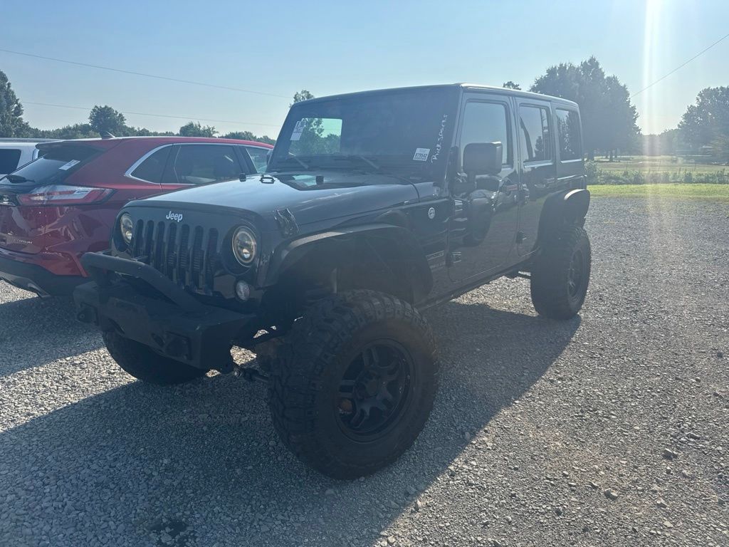 Black Clearcoat 2017 Jeep Wrangler SUV / Crossover Four-Wheel Drive 5-Speed Automatic