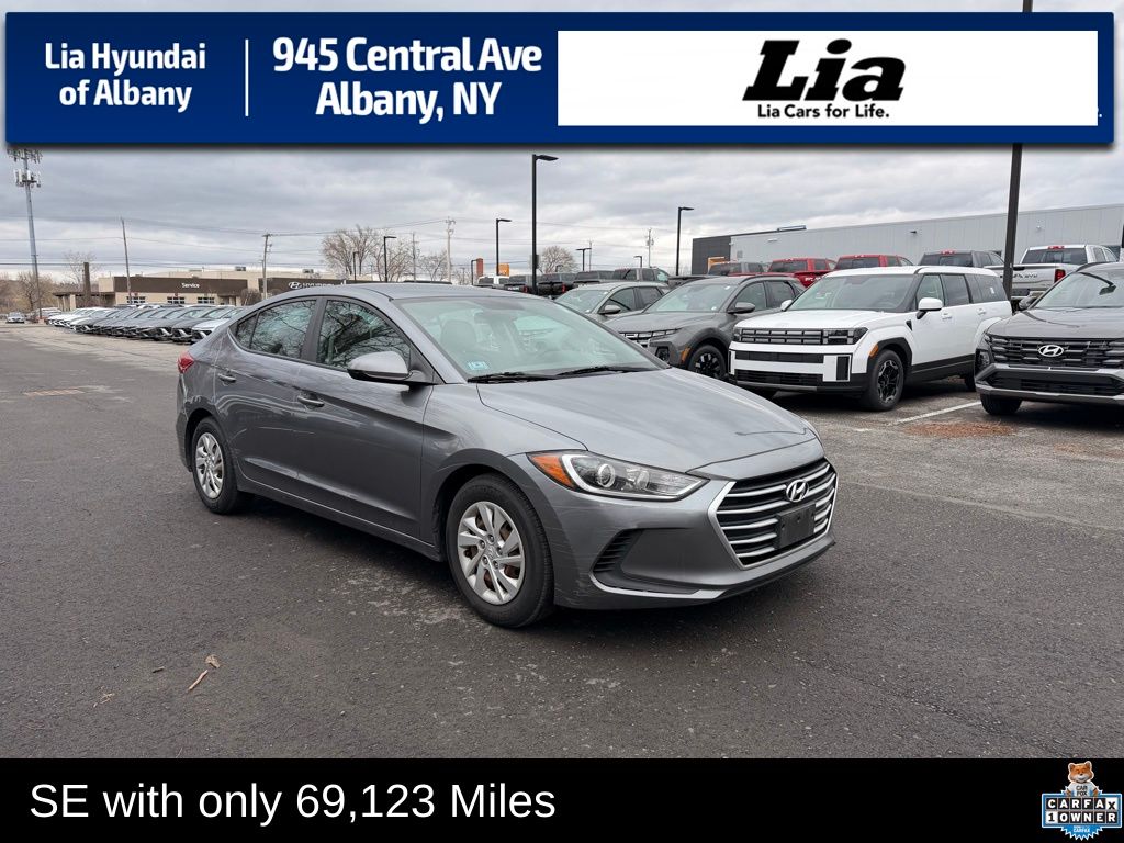 Machine Gray 2018 Hyundai Elantra SE FWD Sedan Front-Wheel Drive 6-Speed Automatic