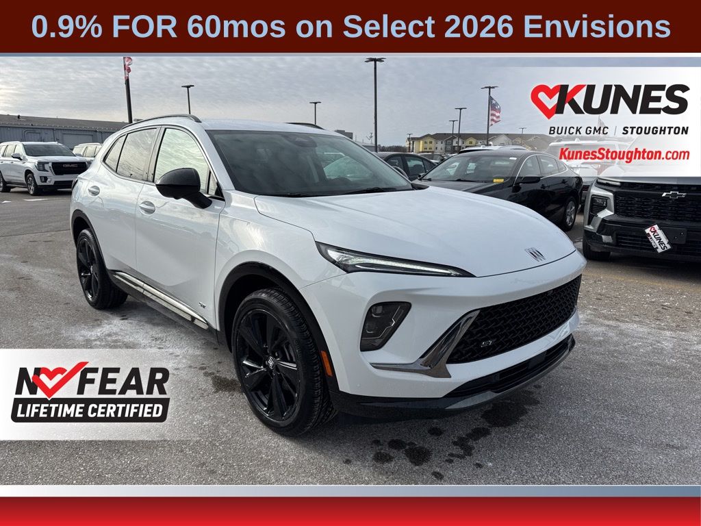 Summit White 2026 Buick Envision SUV / Crossover All-Wheel Drive 9-Speed Automatic