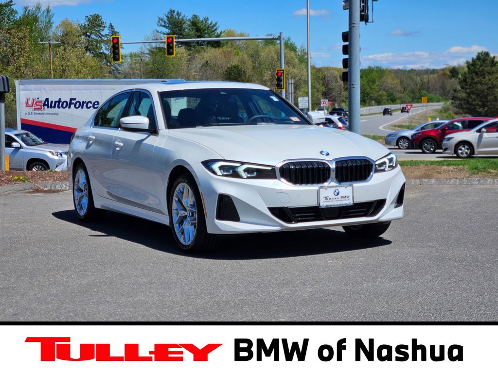 Mineral White Metallic 2025 BMW 3 Series Sedan All-Wheel Drive 8-Speed Automatic
