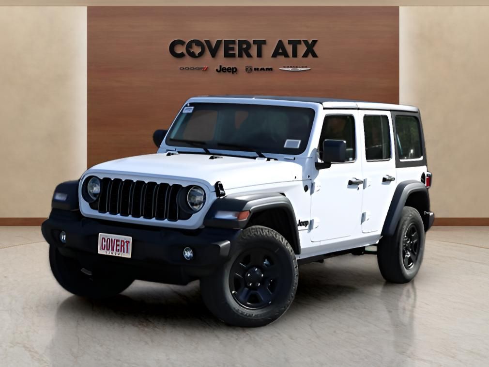 Bright White Clearcoat 2026 Jeep Wrangler Sport 4-Door 4WD SUV / Crossover Four-Wheel Drive 8-Speed Automatic