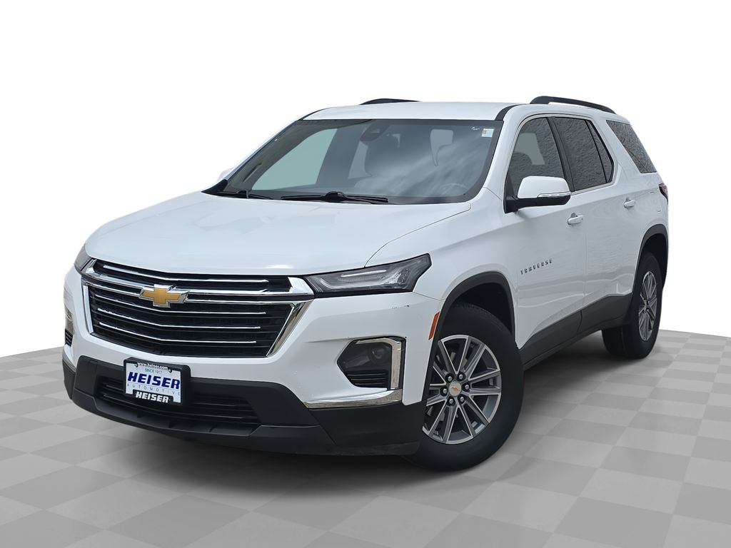 Summit White 2022 Chevrolet Traverse SUV / Crossover Front-Wheel Drive 9-Speed Automatic
