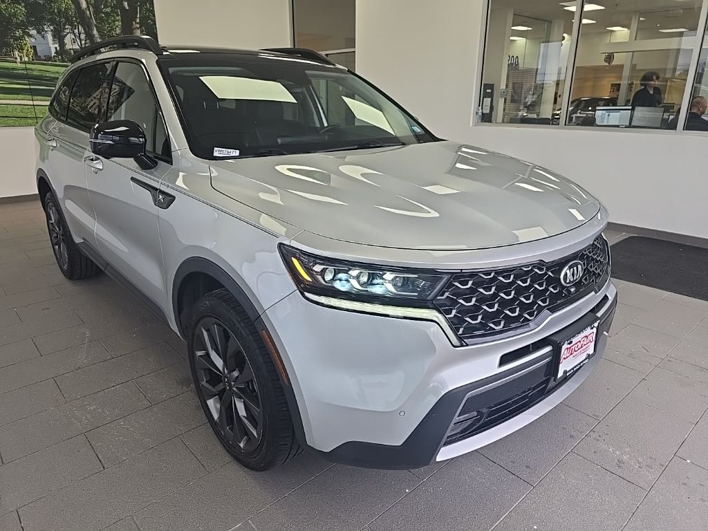 Sparkling Silver 2021 Kia Sorento SX Prestige X-Line AWD SUV / Crossover All-Wheel Drive 8-Speed Dual Clutch