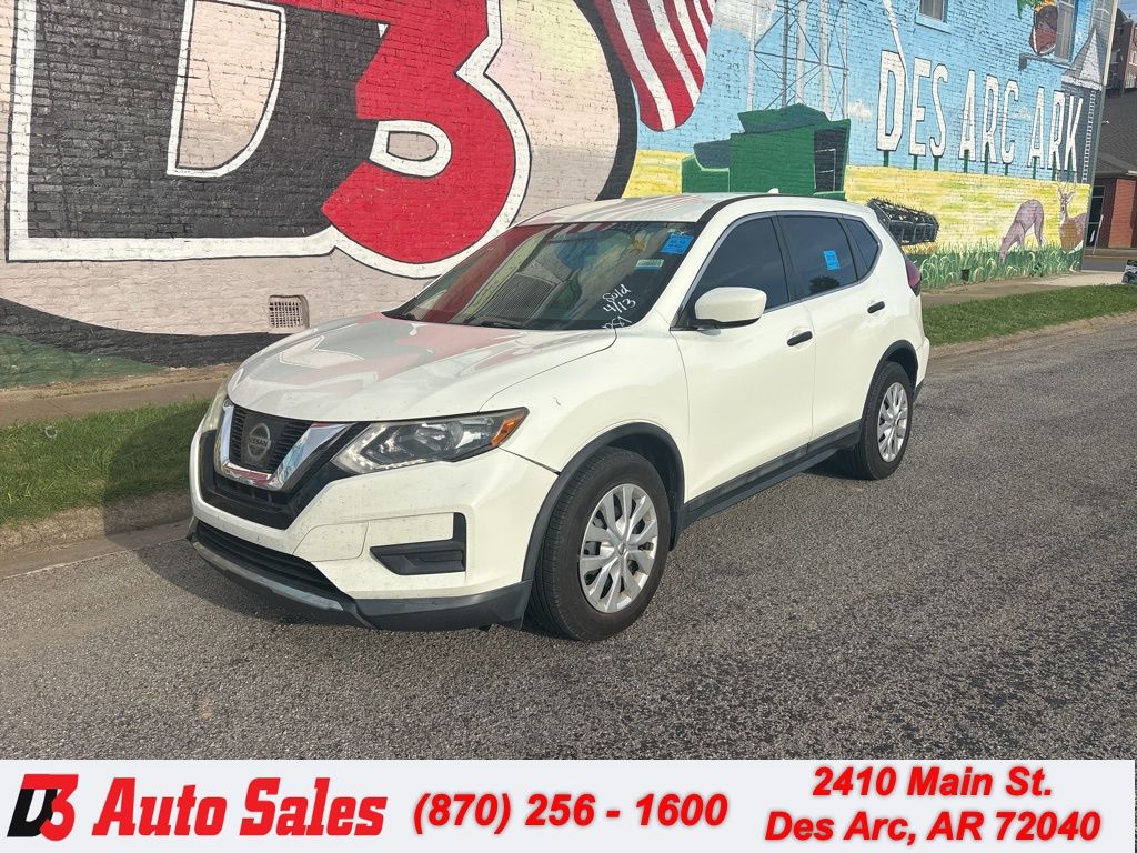 Glacier White 2017 Nissan Rogue S FWD SUV / Crossover Front-Wheel Drive Continuously Variable Transmission