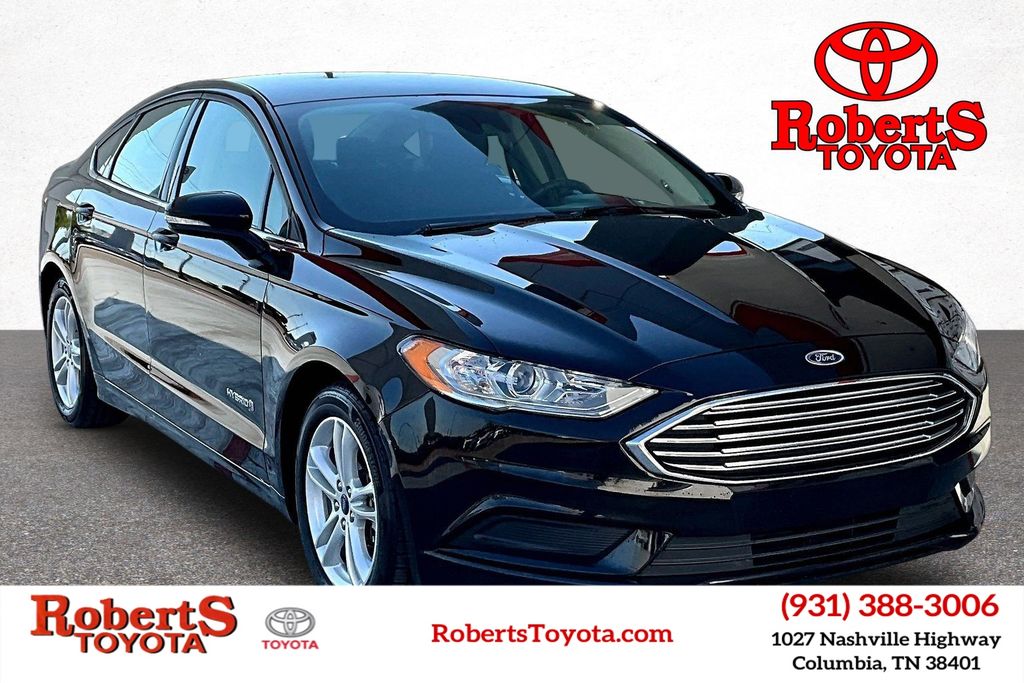 Shadow Black 2018 Ford Fusion Hybrid SE FWD Sedan Front-Wheel Drive Continuously Variable Transmission