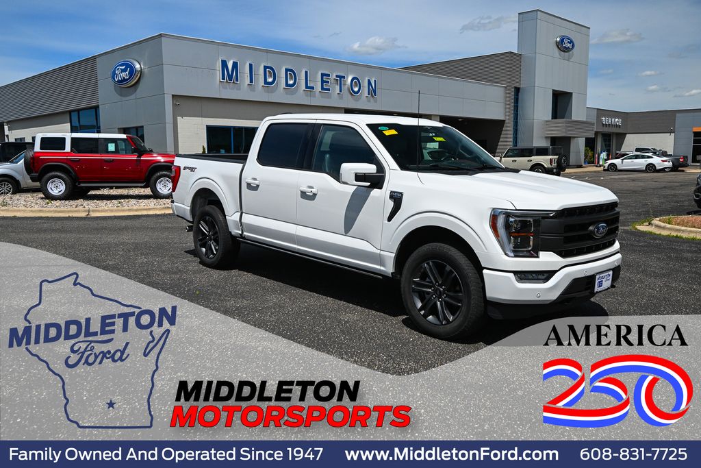 White Metallic 2023 Ford F-150 Pickup Truck Four-Wheel Drive Automatic