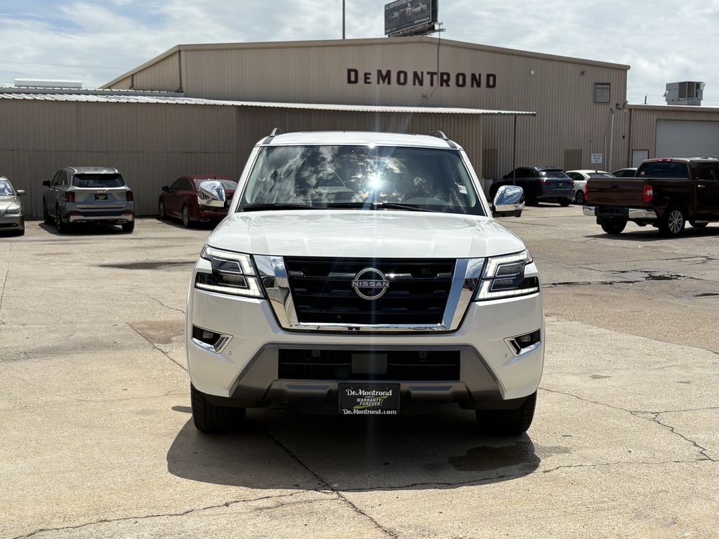 2023 Nissan Armada Platinum White at Central Houston Nissan