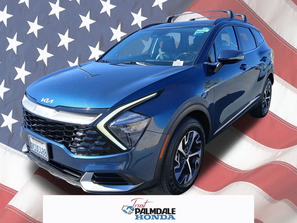 Vesta Blue 2023 Kia Sportage Hybrid EX AWD SUV / Crossover All-Wheel Drive 6-Speed Automatic