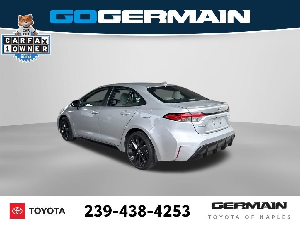 Certified Used 2024 Silver Toyota SE image 4