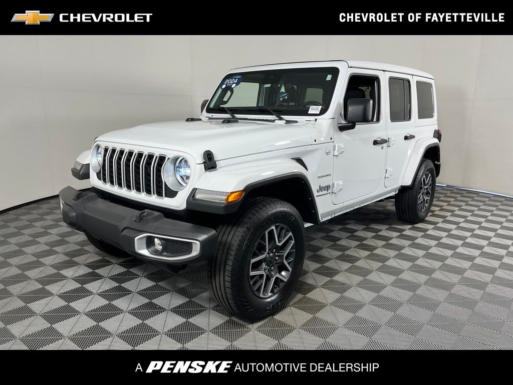 Bright White Clearcoat 2024 Jeep Wrangler SUV / Crossover Four-Wheel Drive 8-Speed Automatic