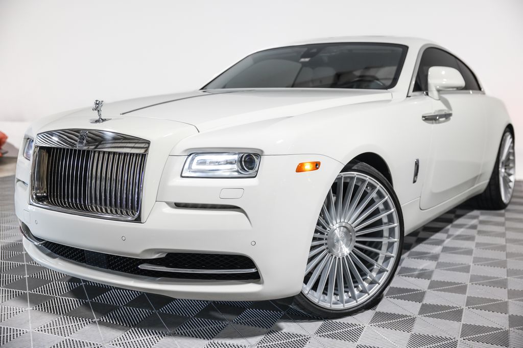 White 2014 Rolls-Royce Wraith Coupe Rear-Wheel Drive 8-Speed Automatic