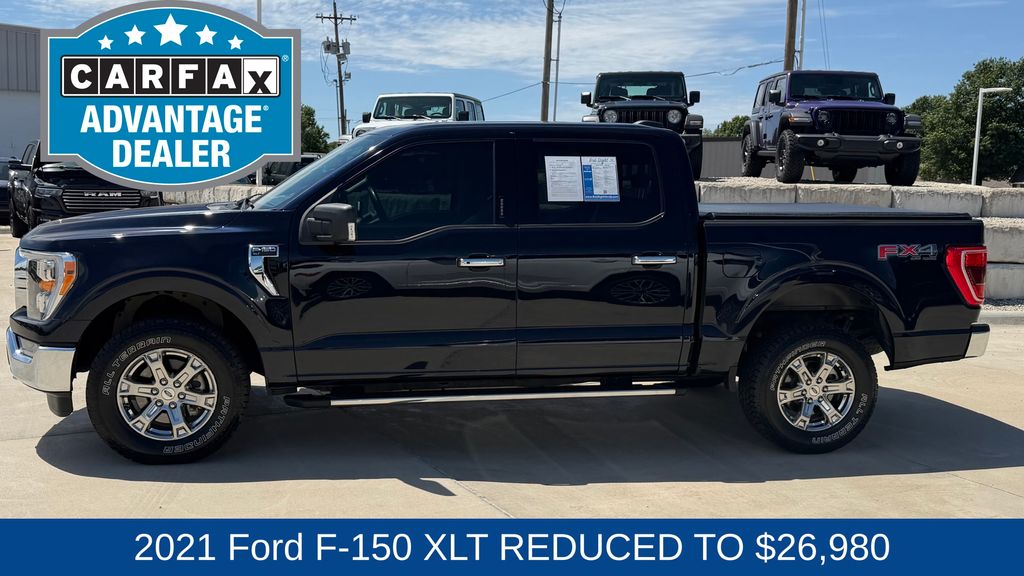 Used 2021 Ford F-150 XLT with VIN 1FTFW1E80MFA51692 for sale in Kansas City