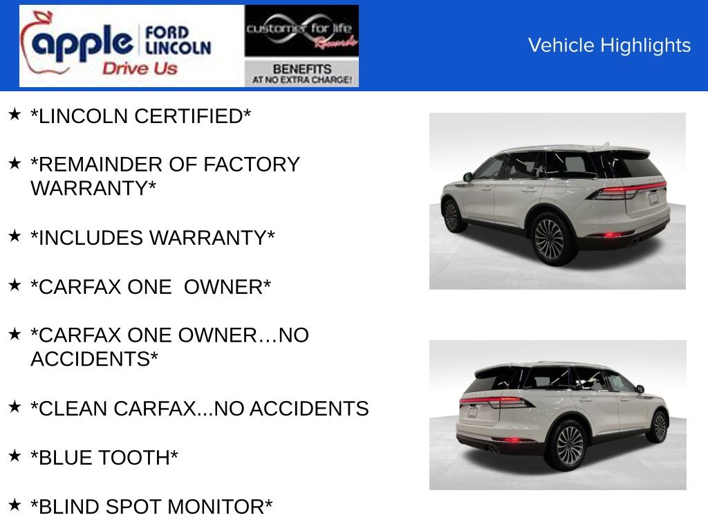 2022 Lincoln Aviator Reserve