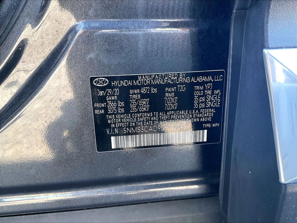 2020 Hyundai Santa Fe — photo 33