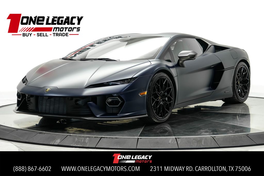 Blu Okeanos Matt 2026 Lamborghini Temerario AWD Coupe All-Wheel Drive 8-Speed Dual Clutch