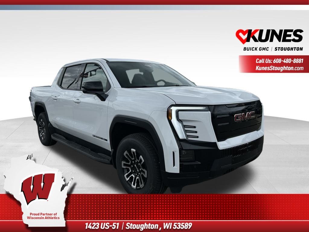 Summit White 2026 GMC Sierra EV Pickup Truck All-Wheel Drive 1-Speed Automatic