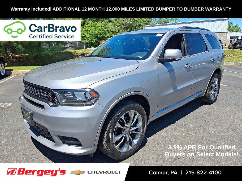 Billet Metallic Clearcoat 2019 Dodge Durango GT Plus AWD SUV / Crossover All-Wheel Drive 8-Speed Automatic